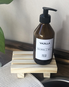 TABLA + DISPENSER FRASCO VIDRIO AMBAR