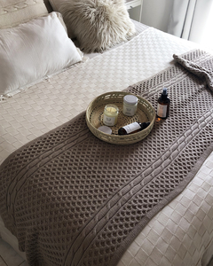 PIE DE CAMA MANOL BEIGE