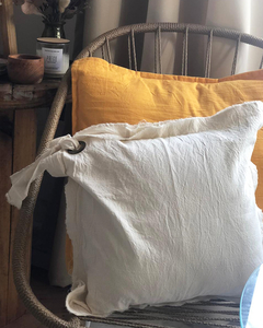 ALMOHADON 40x40 LIENZO (NATURAL) - consultar por relleno, mas cantidad y colores