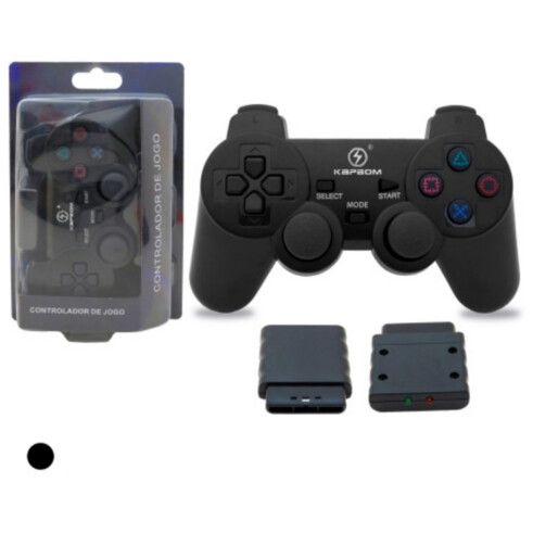 Controle Playstation 2 Kapbom Sem Fio Ps2Ps1