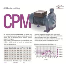 BOMBA CENTRIFUGA 1/2HP PLUVIUS - comprar online