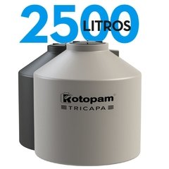 TANQUE 2.500LTS BICAPA ROTOPAM