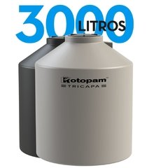 TANQUE 3.000LTS BICAPA ROTOPAM