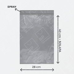 BOLSA GRIS PARA ENVIOS TAMAÑO MEDIANO 28X40 (1000) - comprar online