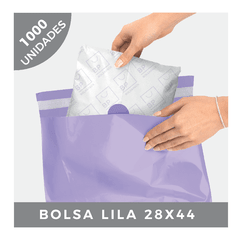 BOLSA LILA PARA ENVIOS TAMAÑO MEDIANO 28X44 (1000)