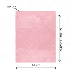 BOLSA ROSA PARA ENVIOS TAMAÑO GRANDE 42X51 (500) - comprar online