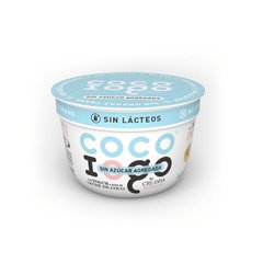 Yogur a Base de Coco sabor Durazno con Probióticos sin Conservantes y sin azúcar - 160 gr - Crudda