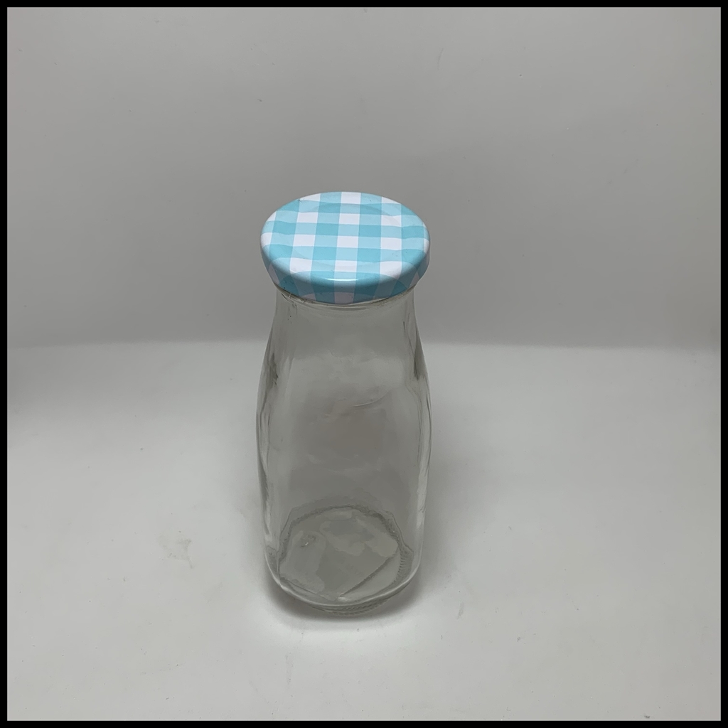 botella vidrio con tapa y bombilla (337030)