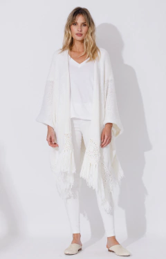 RUANA HEAVEN BLANCA