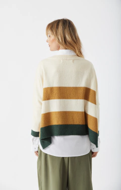 SWEATER MAGIC RAYADO VERDE - Caprichos del Rey