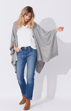 RUANA BLEND GRIS - comprar online