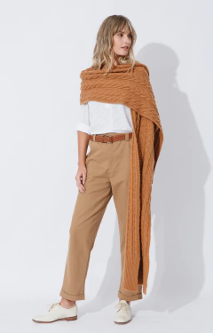 MAXI PASHMINA BRAID CANELA - comprar online