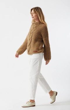 SWEATER REVERSE TOSTADO - Caprichos del Rey