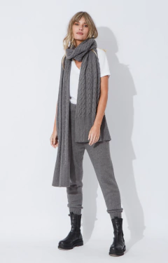 MAXI PASHMINA BRAID ACERO en internet