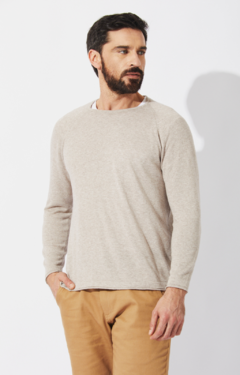 SWEATER TRAVEL BEIGE - Caprichos del Rey
