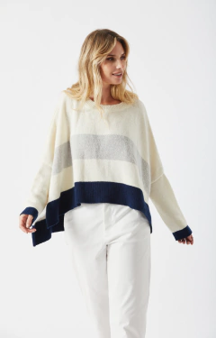 SWEATER MAGIC RAYADO AZUL