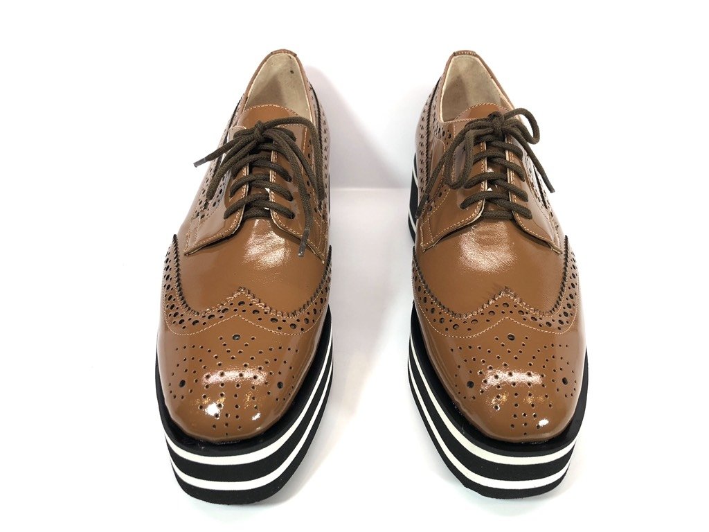 Venta > zapatos acordonados mujer con plataforma > en stock