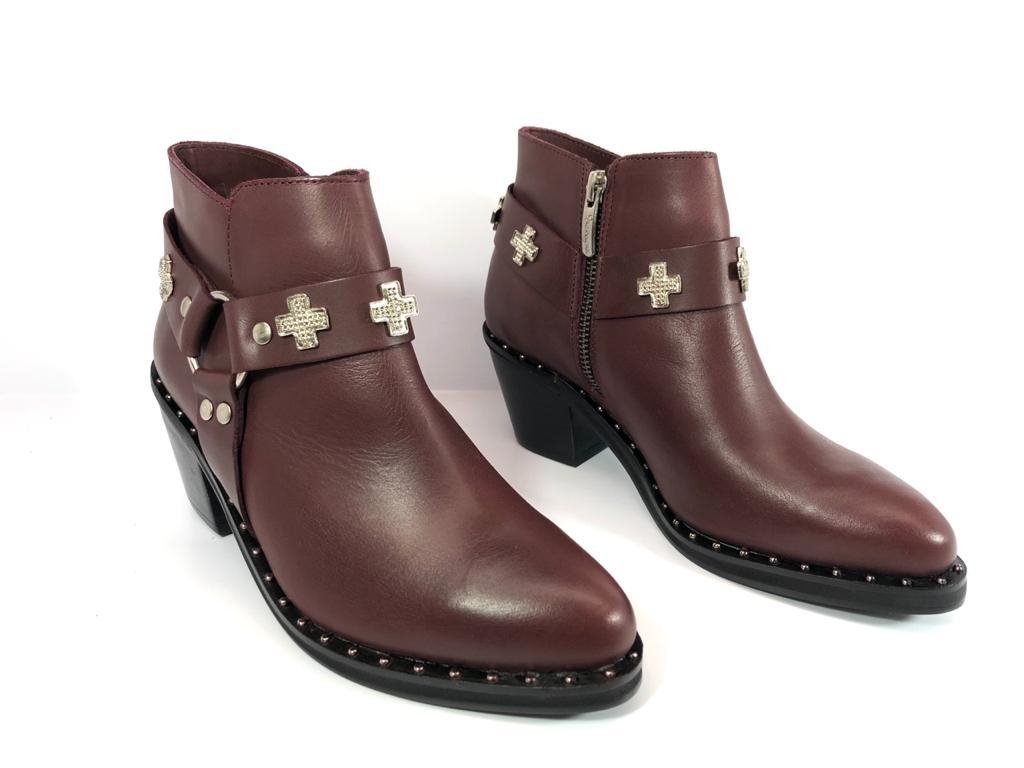 Bota de cuero texana (Gravagna)