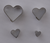 CORTANTES MINI-CORAZONES x 4