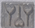 MOLDE PLACA 3 CHUPALETAS CORAZONES