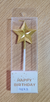 VELA DIAMANTE ESTRELLA (ORO)