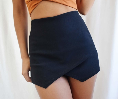 Short bengalina pollera cruz