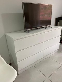 Cajonera Blanca Laqueada - comprar online