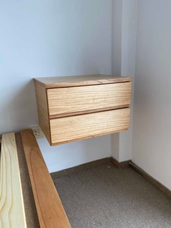 Mesa De Luz Flotante Madera Paraíso - comprar online