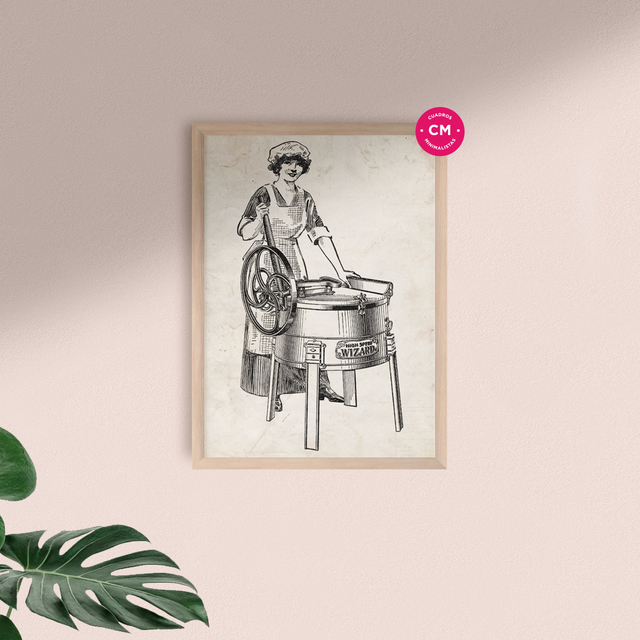 Lavandería Vintage - Comprar en CUADROS MINIMALISTAS