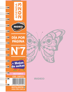AGENDA RIDEO Nº7 C/ESPIRAL DIARIA - comprar online