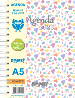 AGENDA ROME A5 SEMANAL