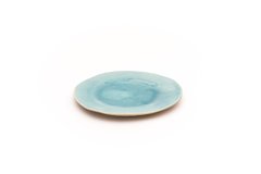 Plato postre | verde agua