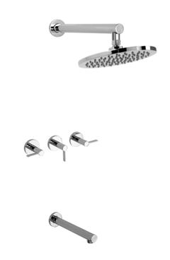 GRIFERIA LAVATORIO MESADA  GUILTY LEVER + GRIFERIA BIDET CON TRANSF GUILTY LEVER + GRIFERIA DUCHA EMB CON TRANSF GUILTY LEVER en internet