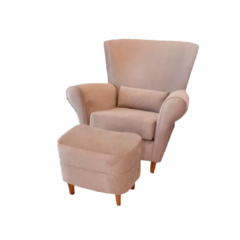 Sillón 1 CUERPO modelo HINO C/BRAZO INCLUYE BUTACA APOYA PIE