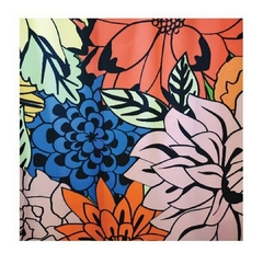 Cortina de baño modelo Flores - Chirola cool things