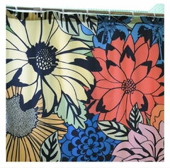 Cortina de baño modelo Flores - Chirola cool things