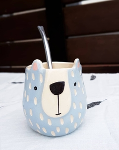 Mate Oso Polar color celeste