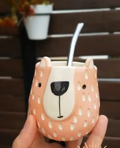 Mate Oso Polar color salmón