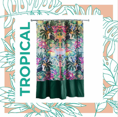 Cortina de baño modelo Tropical - comprar online
