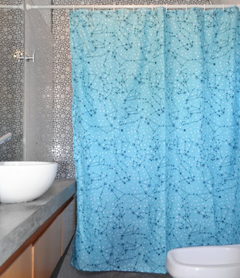 Cortina de baño modelo Constelaciones