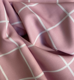 Mantel antimancha modelo Tiles Rosa