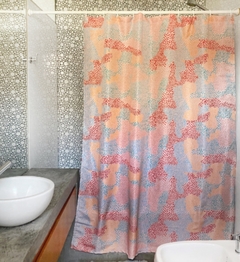 Cortina de baño modelo Puntitos