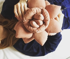 Almohadón Suculenta rosa viejo - comprar online