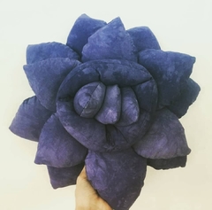Almohadón Suculenta azul