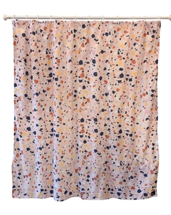 Cortina de baño modelo Terrazzo fondo nude - comprar online