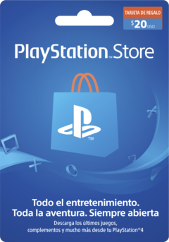 Tarjetas de regalo de PlayStation Store 20 Usd