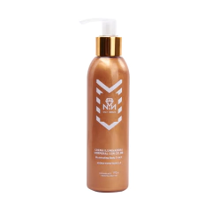 Crema iluminadora corporal con color Natacha Nina