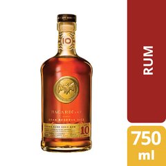 Rum Bacardi 10 Anos 750ml - comprar online