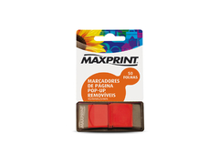 Marcador de Página Pop-up Removíveis Maxprint Laranja 45mmx25mm 50 folhas