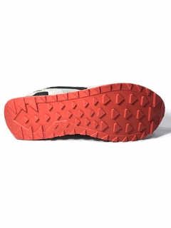 Diadora ICONA CUERO (ICONA) Gris Rojo - Bigbang Deportes